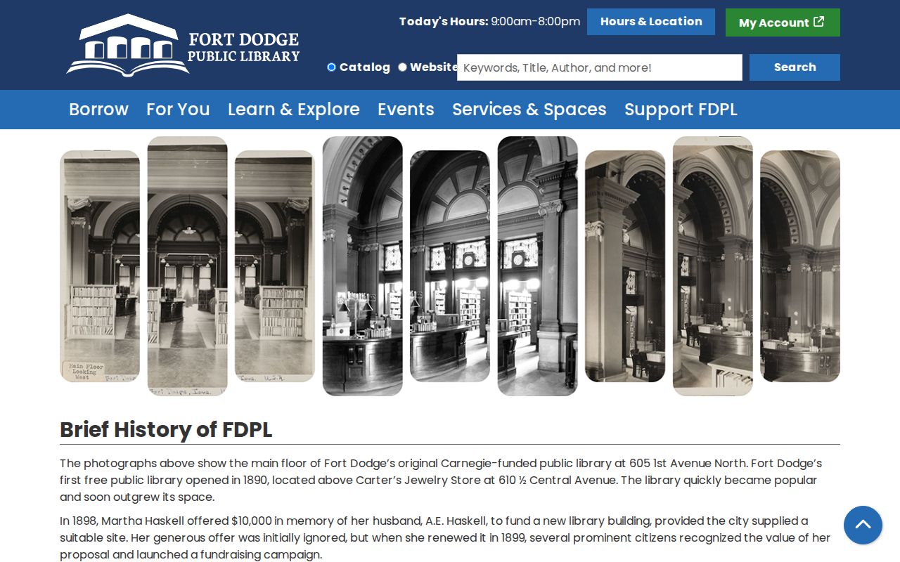 Fort Dodge city directory local history collection